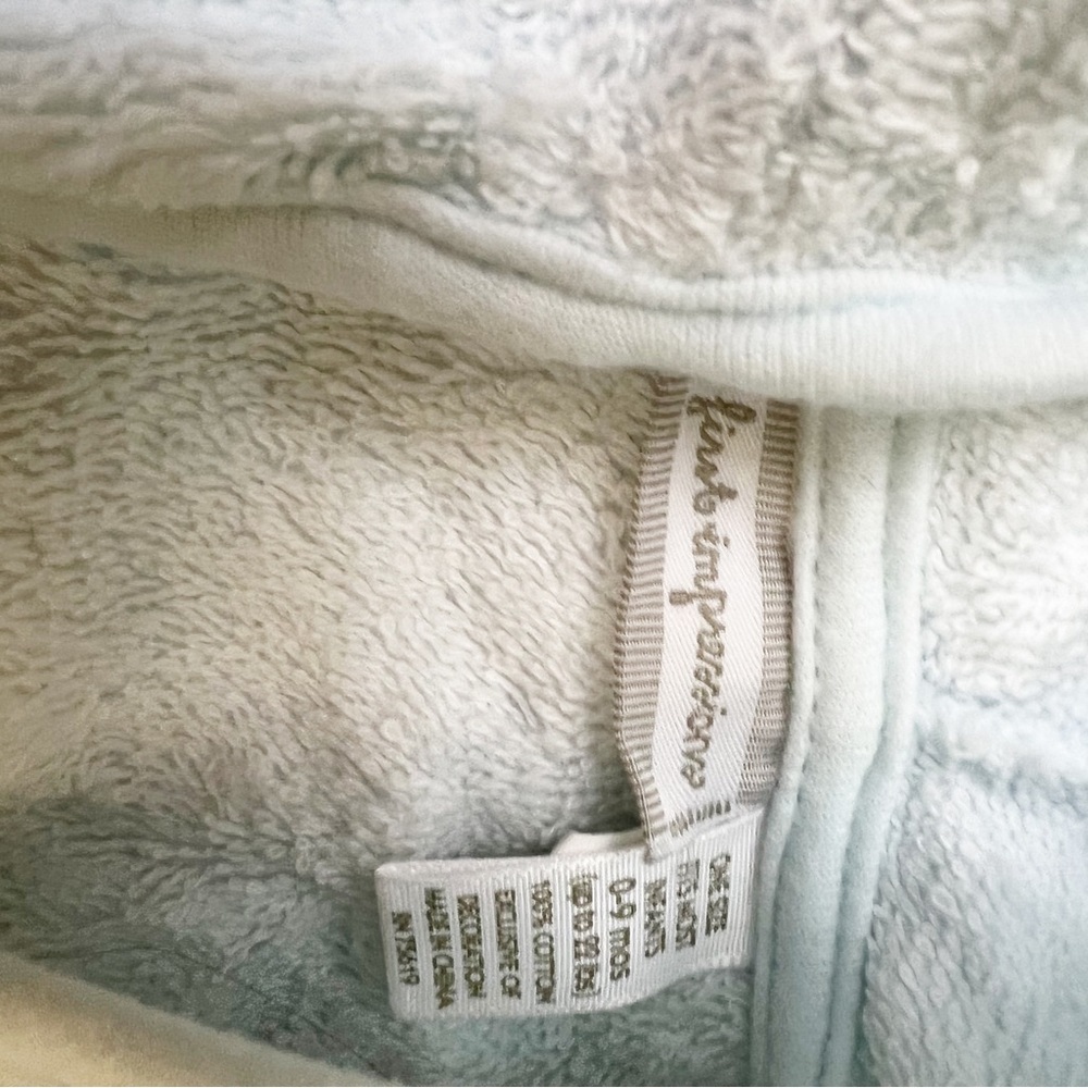 🔥3/$15🔥Baby Boy Teddy Bear Bath Robe - Picture 2 of 3